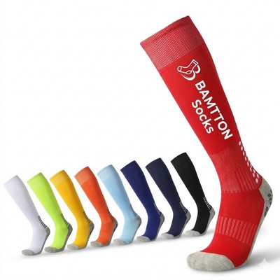 Bamtton™ Specialty Knit Jacquard design Soccer Socks